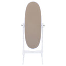 Foyet Wood Adjustable  Length Cheval Mirror Black
