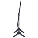 Foyet Wood Adjustable  Length Cheval Mirror Black