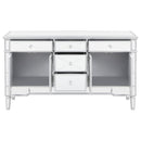 Duchess 5-drawer Mirrored Storage Accent Cabinet Silver