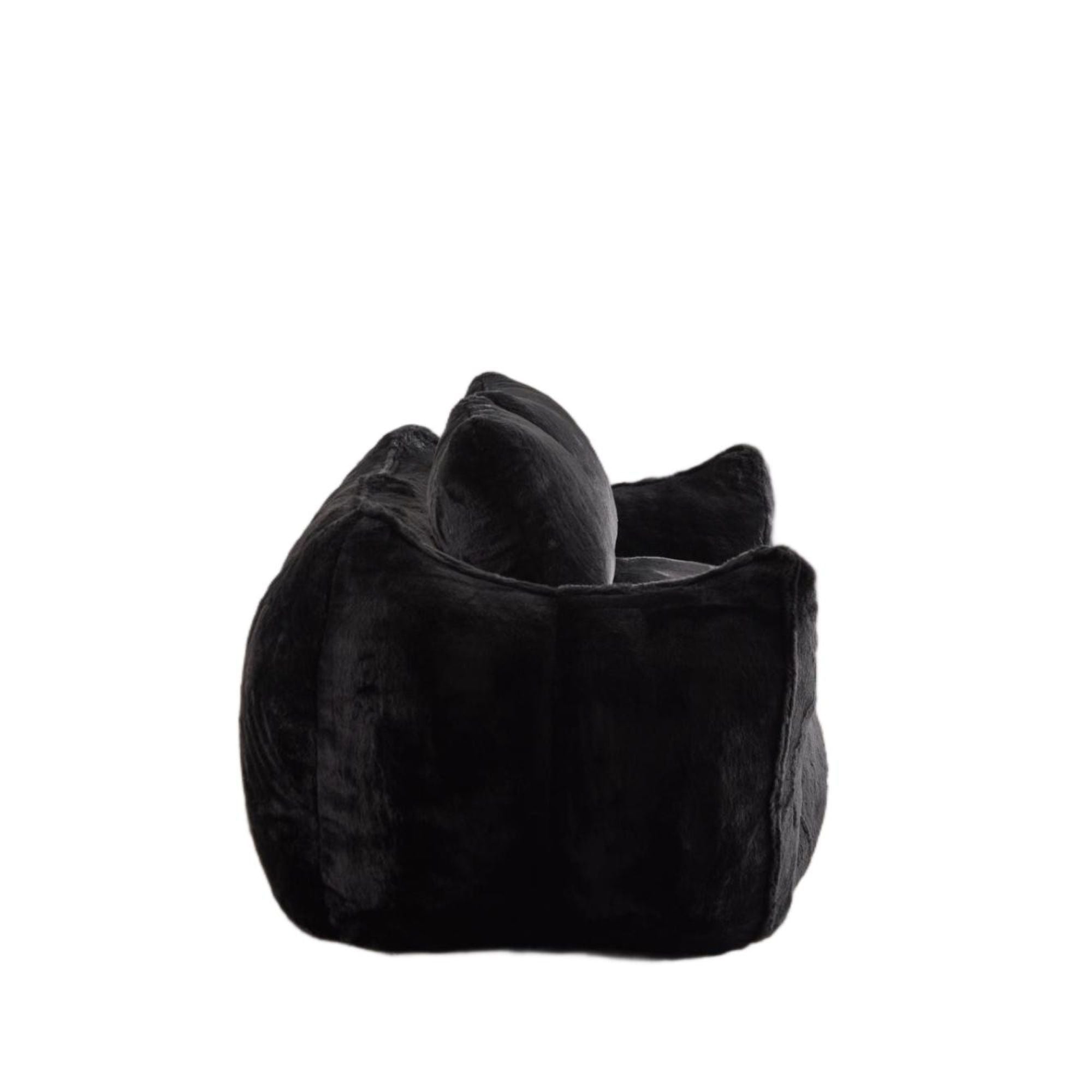 Giant Bean Bag Couch, Ultra Soft Fluffy Loveseat For Living Room