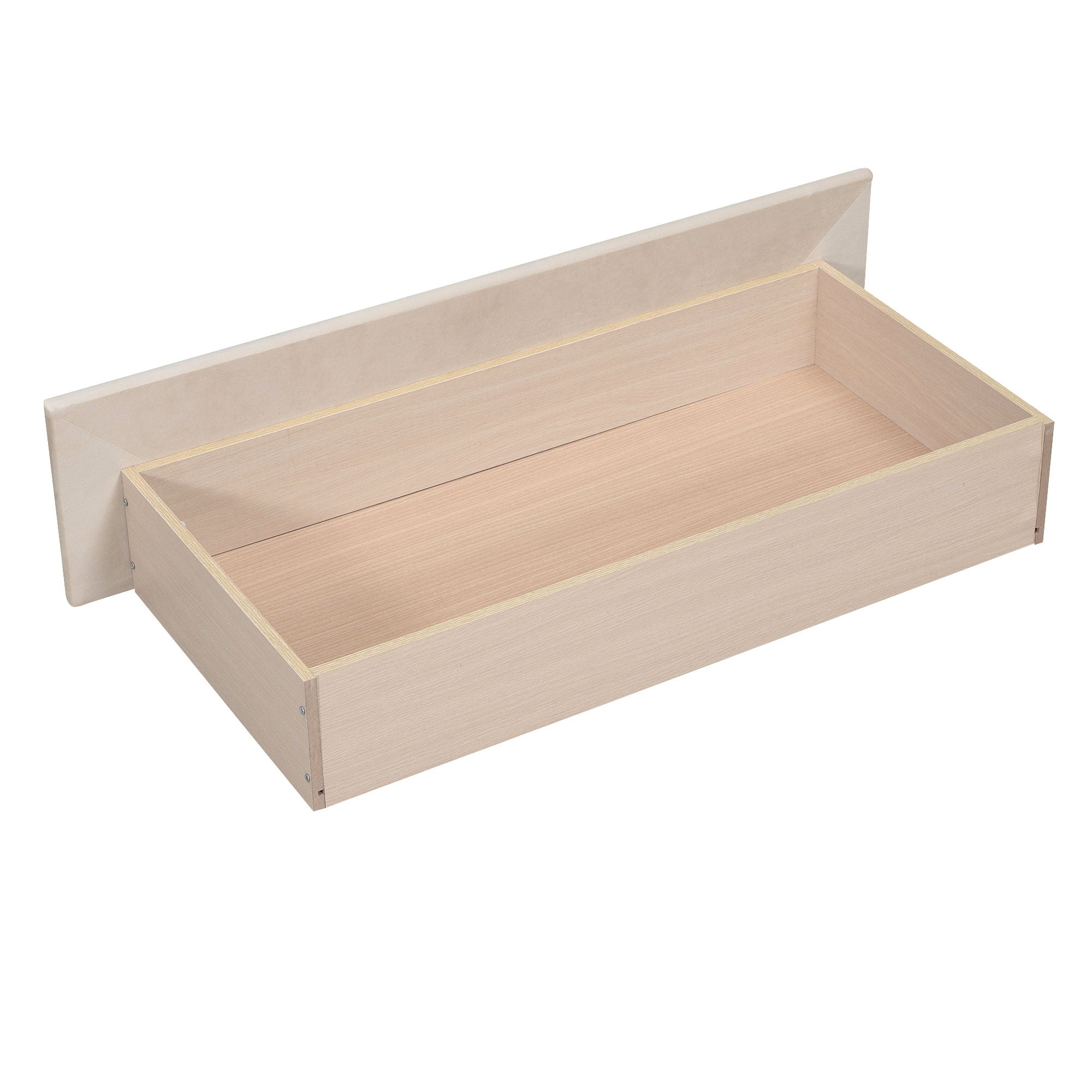 Upholstered Daybed With Slat Support