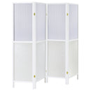 Mattison 4-Panel Room Divider Folding Shoji Screen Natural