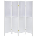 Mattison 4-Panel Room Divider Folding Shoji Screen Natural