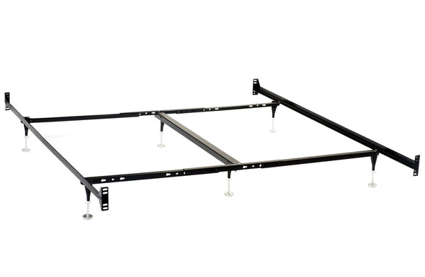 Esme California King Bed Frame Black (Headboard & Footboard)