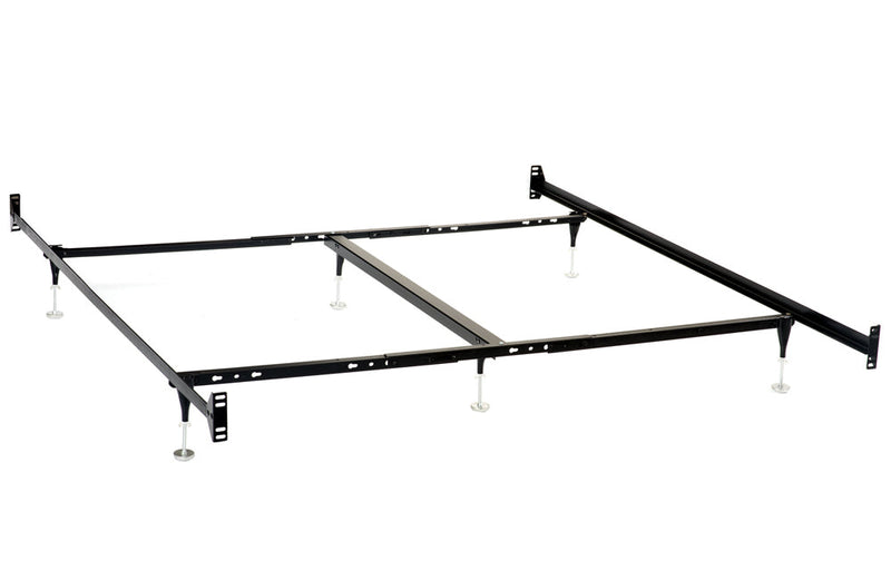 Esme California King Bed Frame Black (Headboard & Footboard)