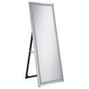 Giddish 24 x 64 Inch  Length Standing Mirror Silver
