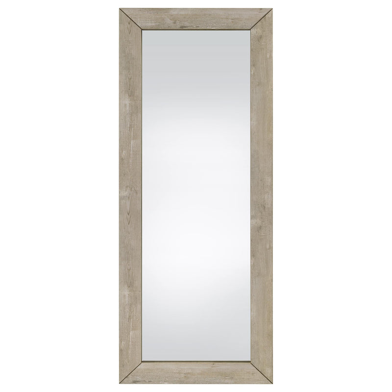 Cadence Tempered Glass  Length Mirror Grey Washed Oak