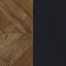 Marlene 3-Panel Room Divider Folding Screen Rustic Tobacco