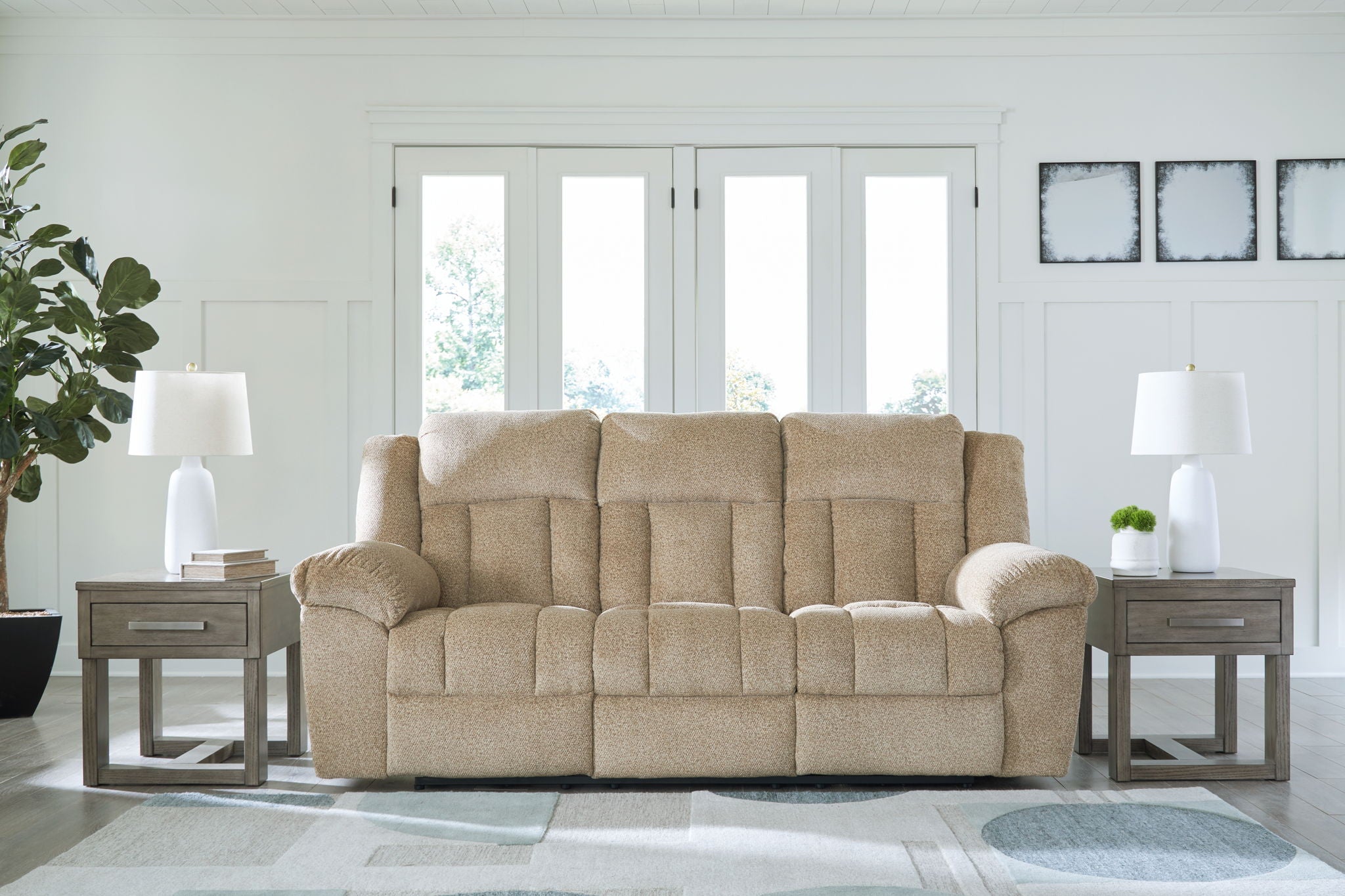 Tip-Off - Power Reclining Sofa With Adj Headrest