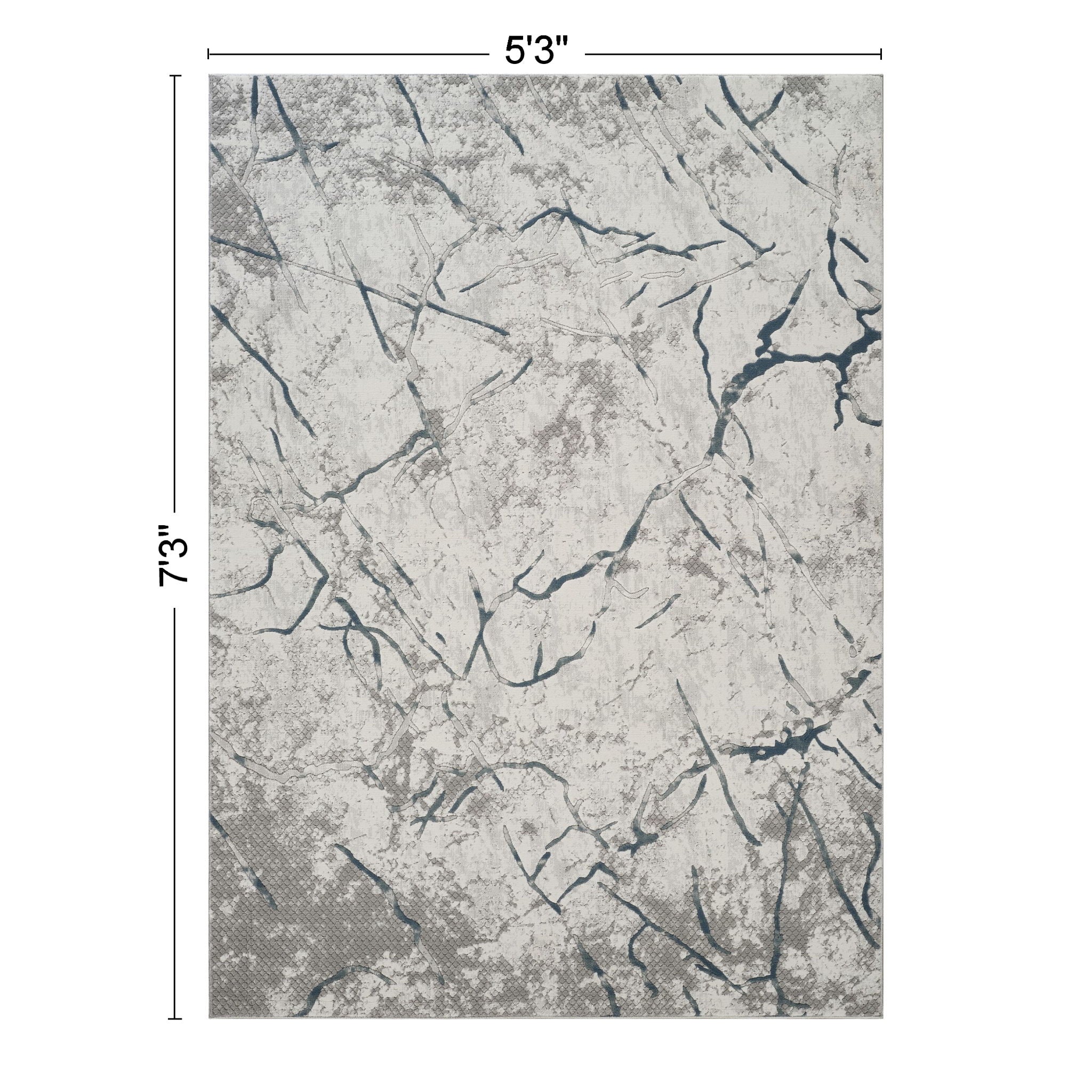 Geometrix - Contemporary Area Rug With Geometric 3D Effect