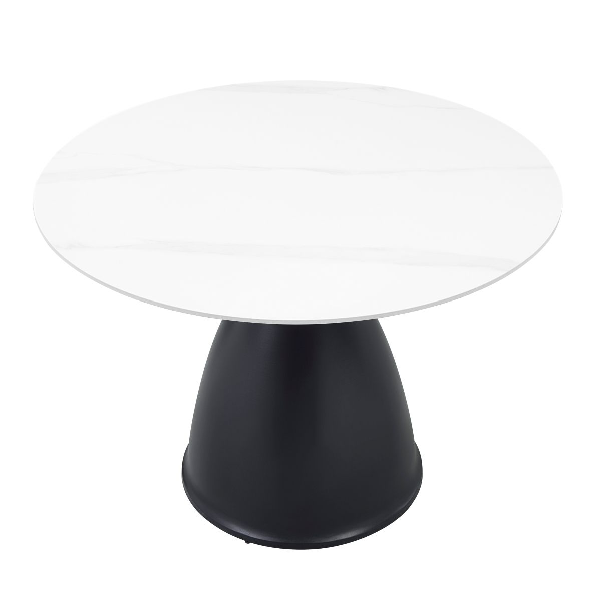 Thea - Dining Table - Black / White
