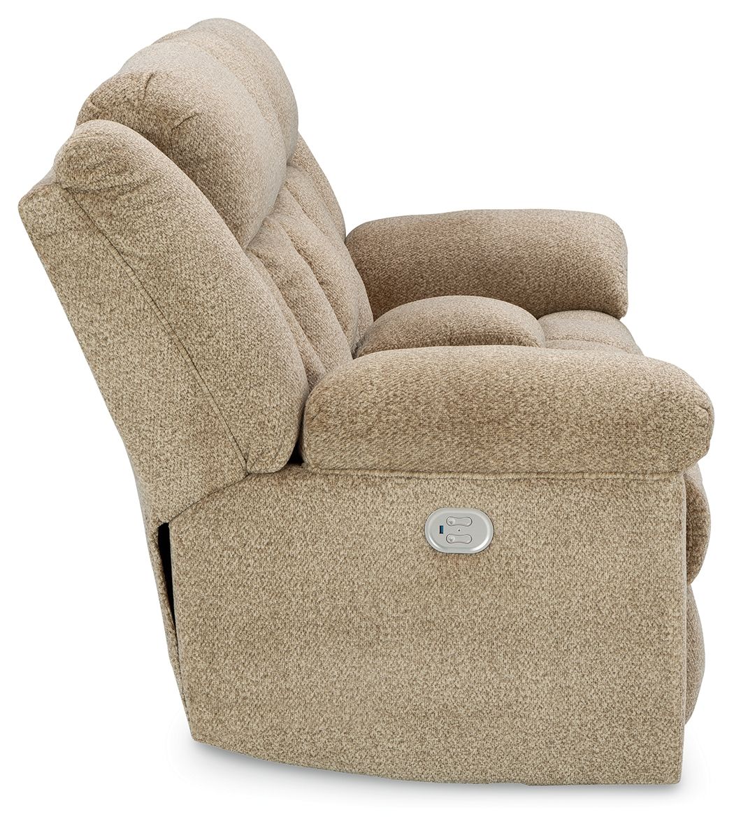 Tip-Off - Power Reclining Loveseat With Console / Adj Headrest