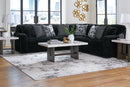 Midnight-Madness 2-Piece Sectional Sofa with Chaise