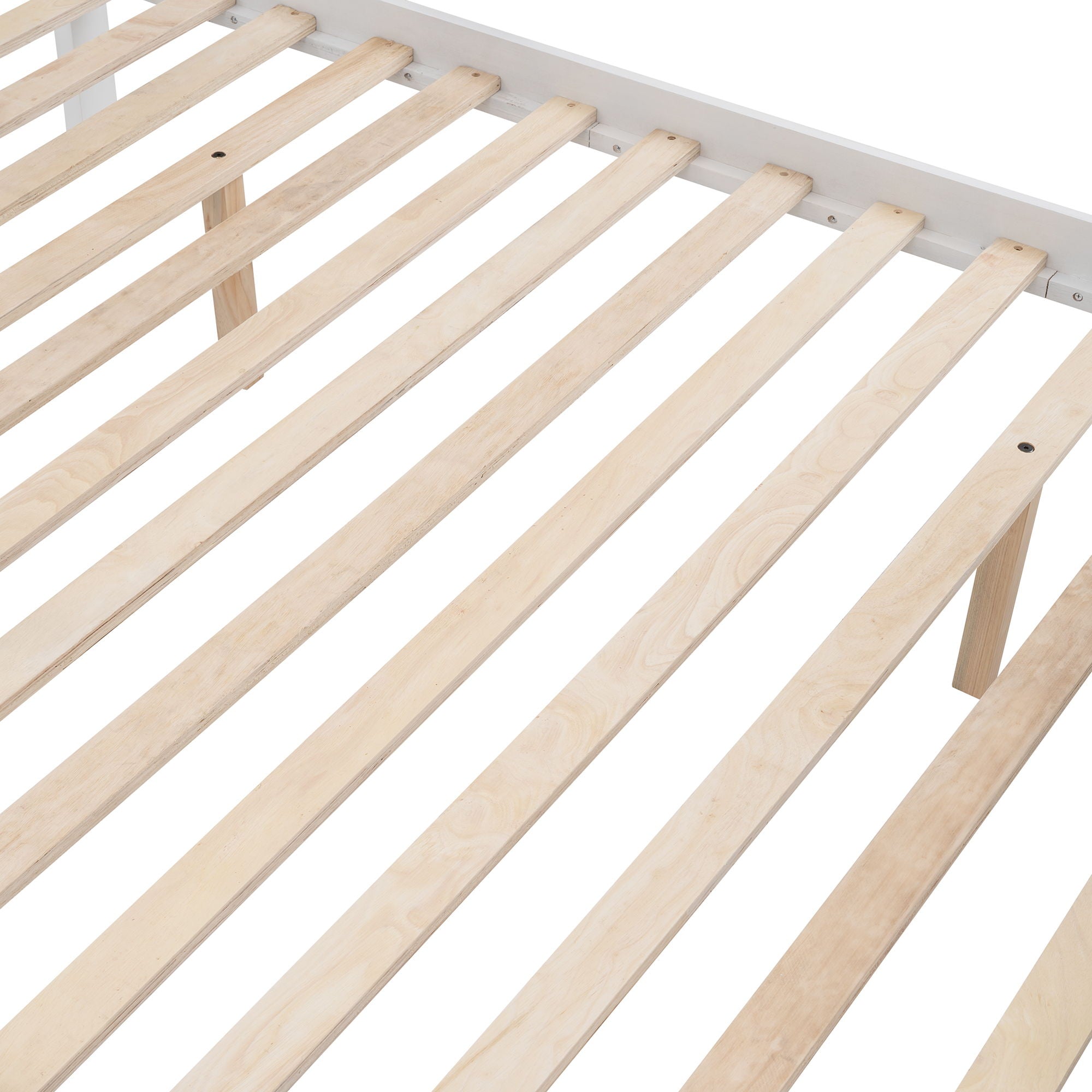 Stairway Bunk Bed With Storage And Guard Rail For Bedroom