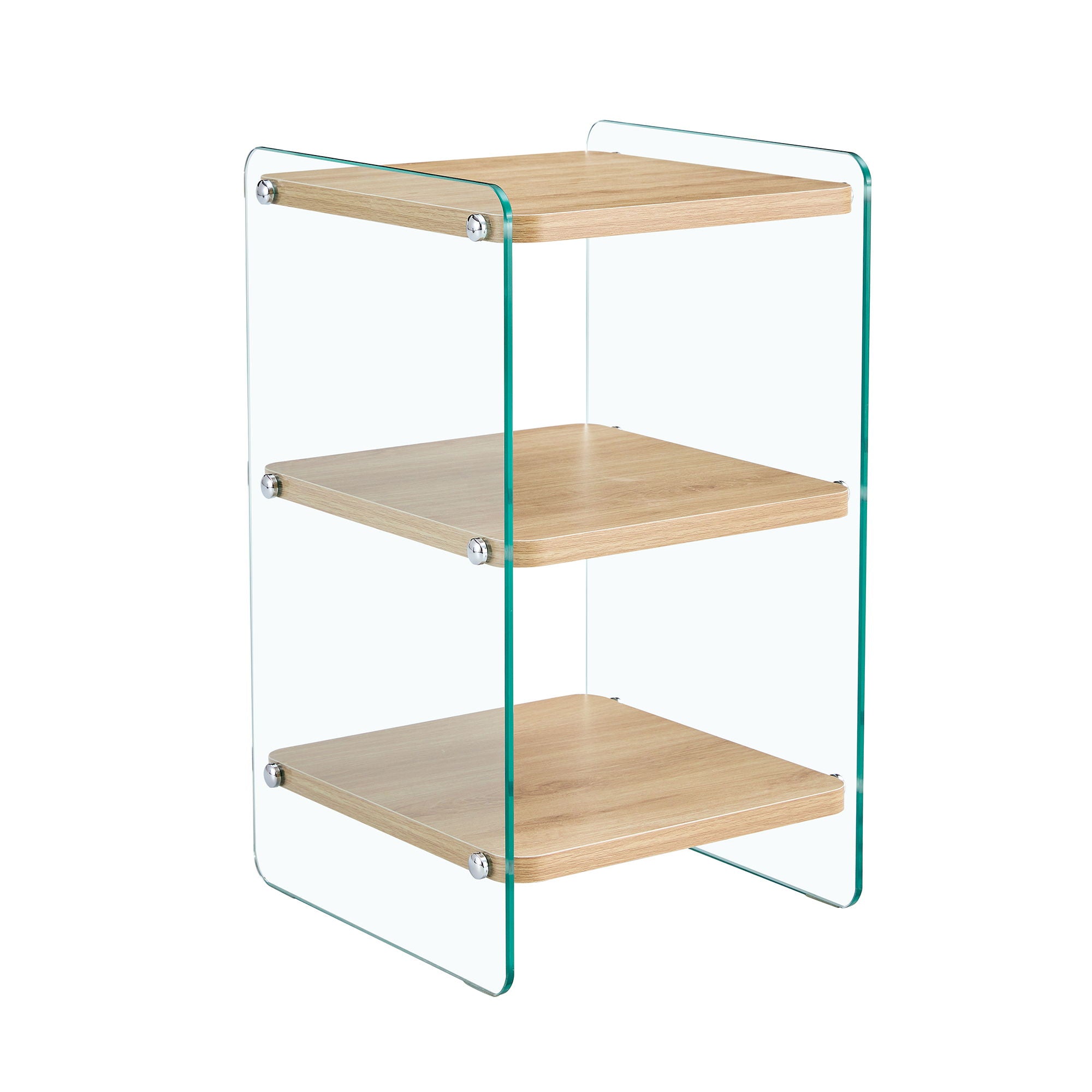 Modern 3 Layer Bedside Cabinet With Storage Function