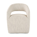 Modrest Angie - Modern Beige Fabric Dining Chair