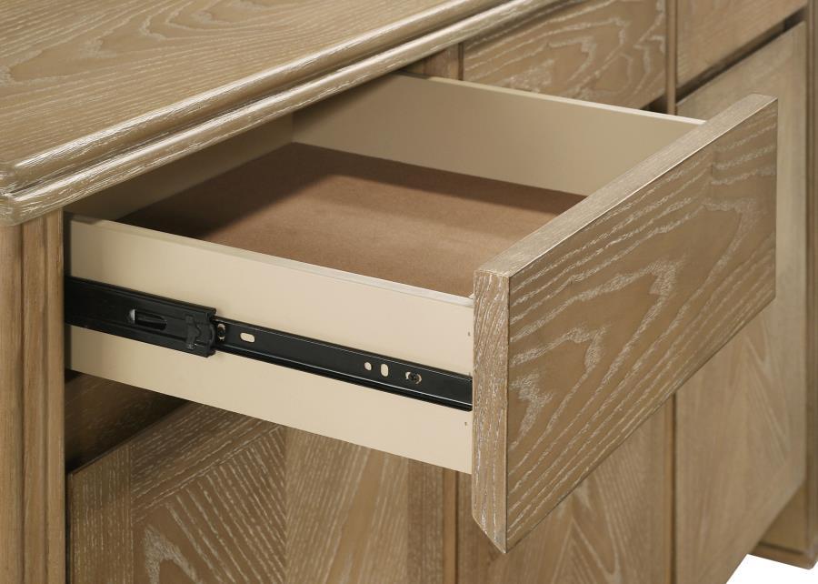 Adina - 2-Door Sideboard Server - Distressed Light Brown