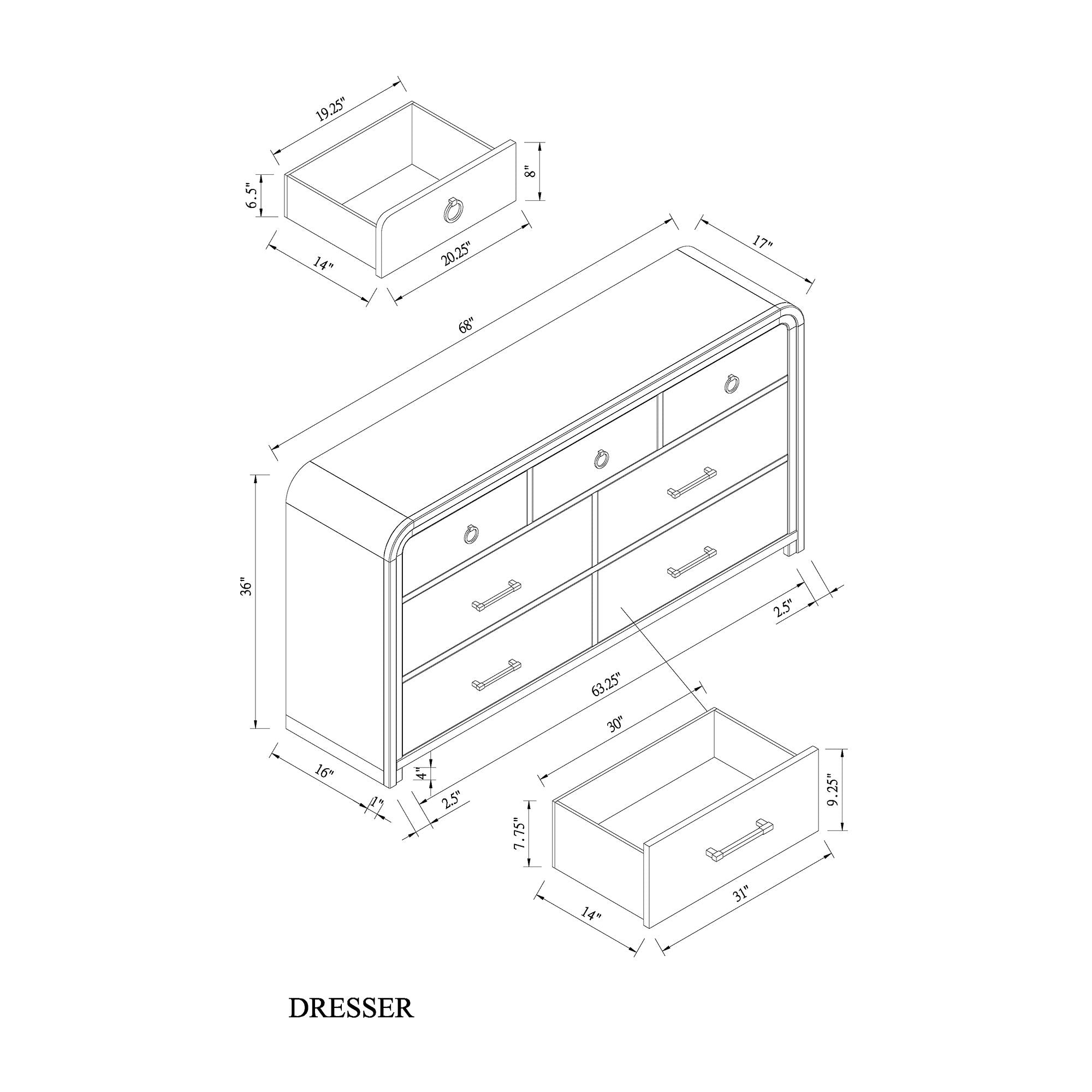 Malco - 5 Piece Bedroom Set