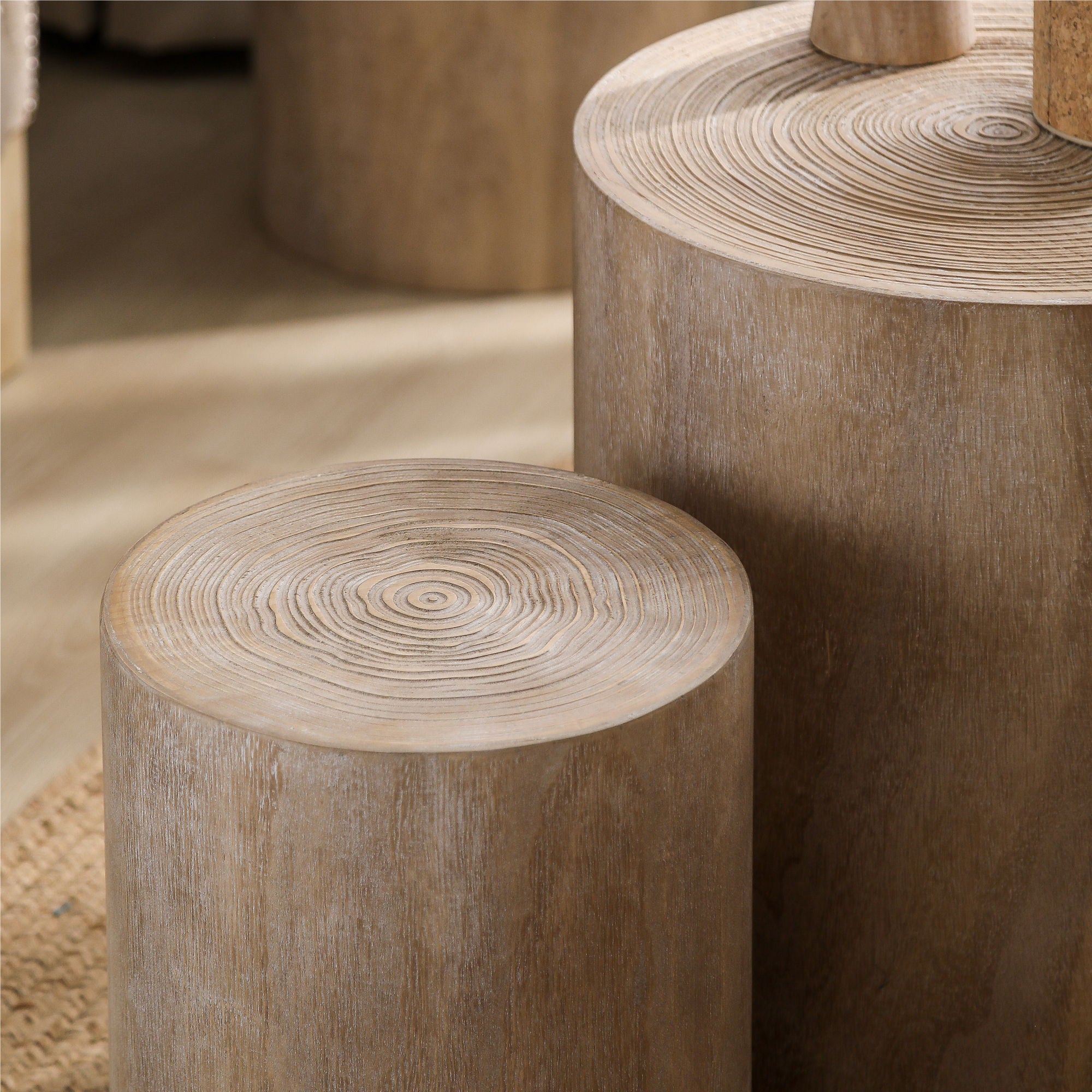 Cylinder Nesting Tables (Set of 3)