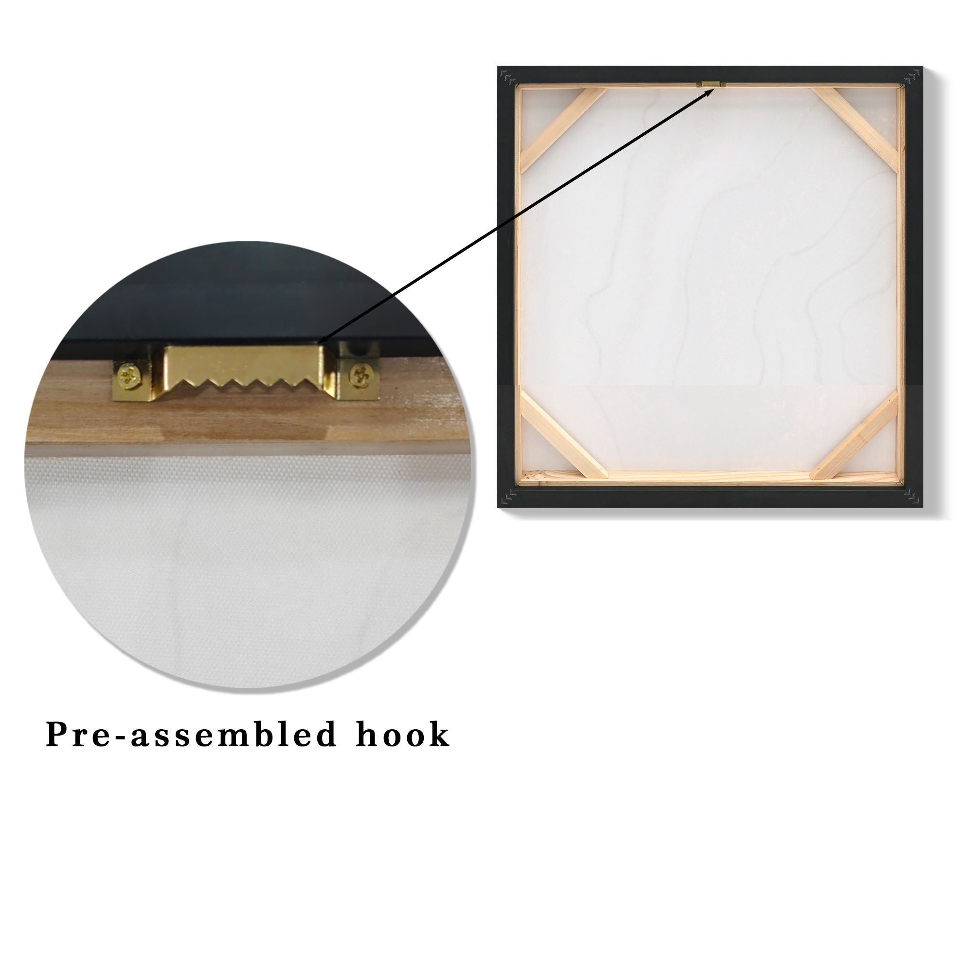 Highland Cow Wall Decor, Picture Canvas Art Print For Living Room - Camel / Brown