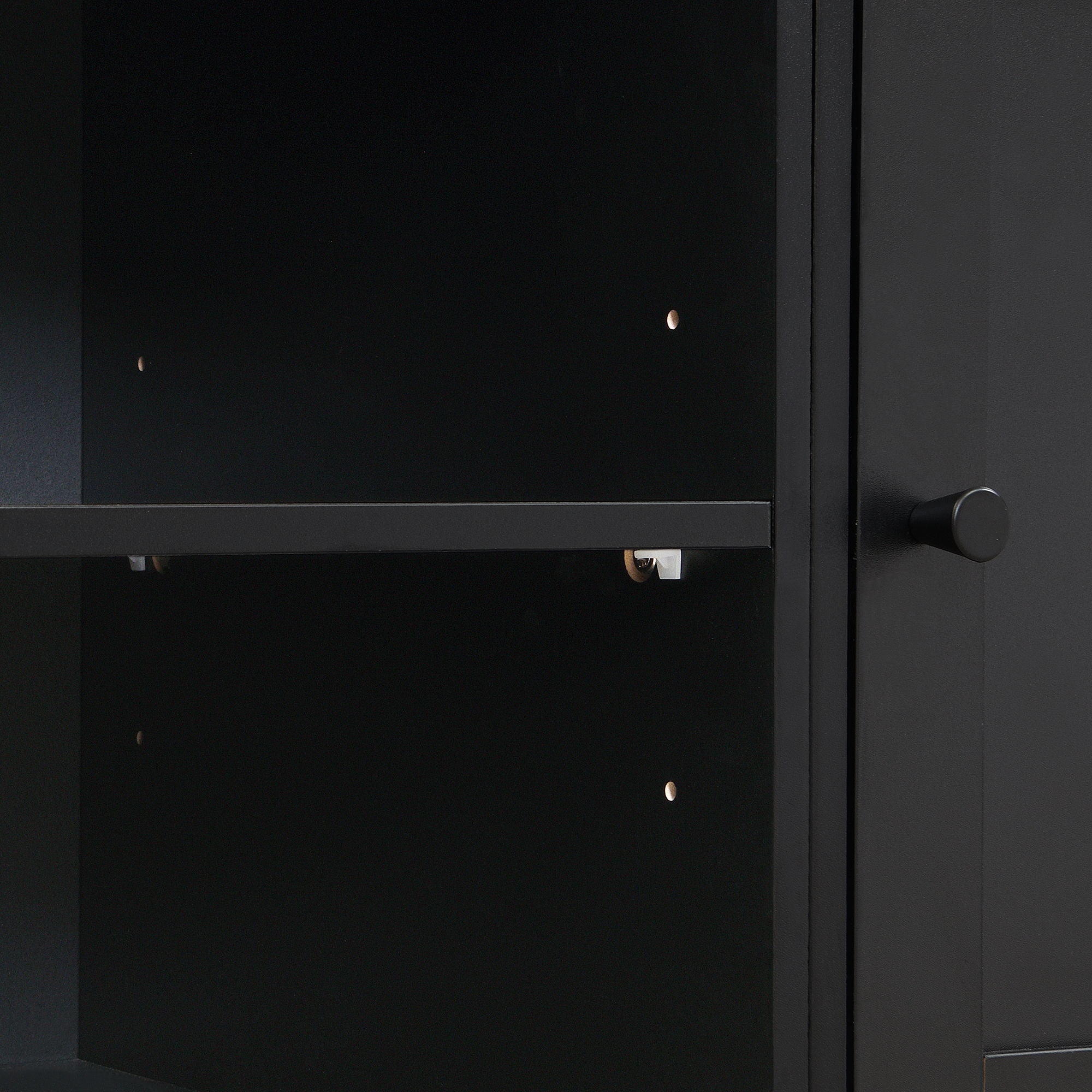 Wide Hall Tree With Shoe Storage, 4 In 1 Entryway Bench With 8 Cubbies, 7 Coat Hooks & Adjustable Shelf For Hallway - Black