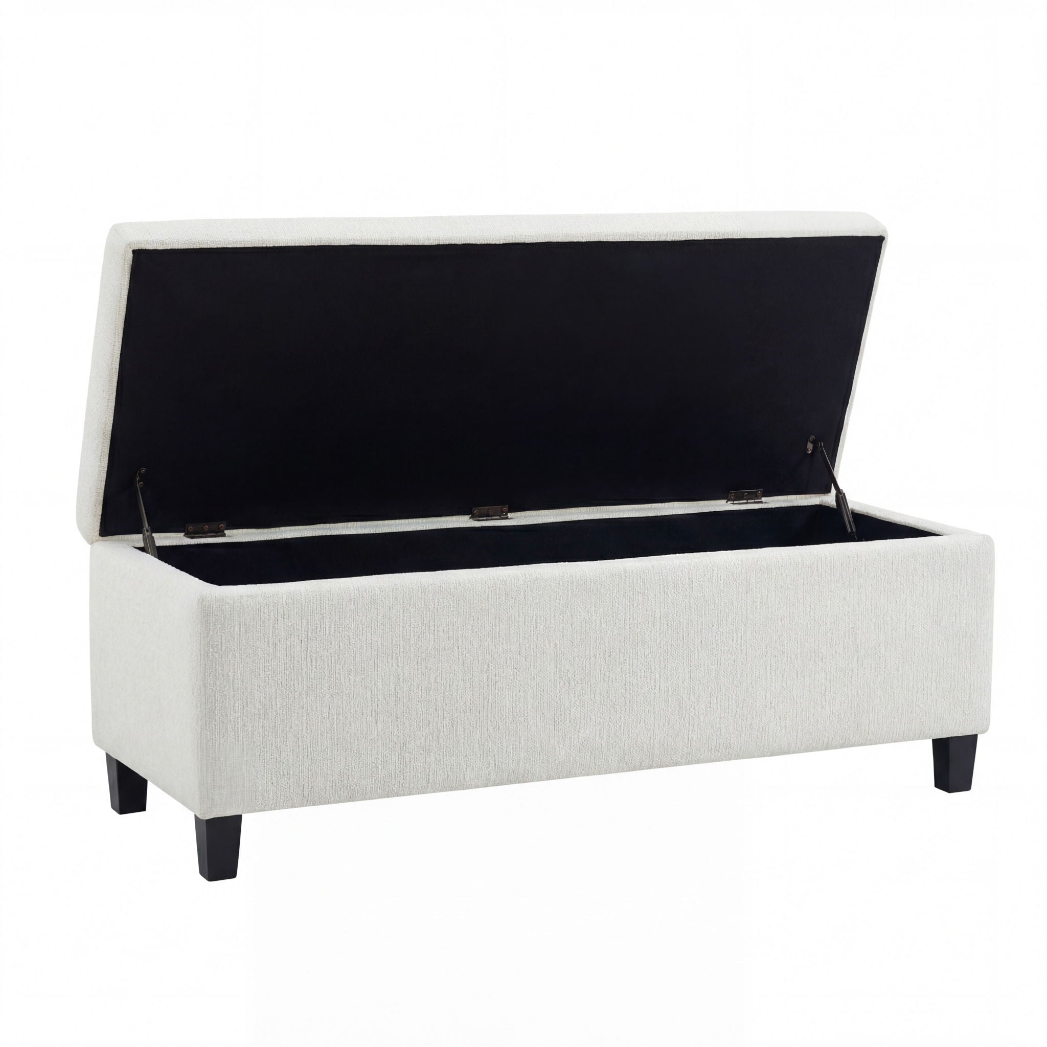 Upholstered Storage Ottoman Bench