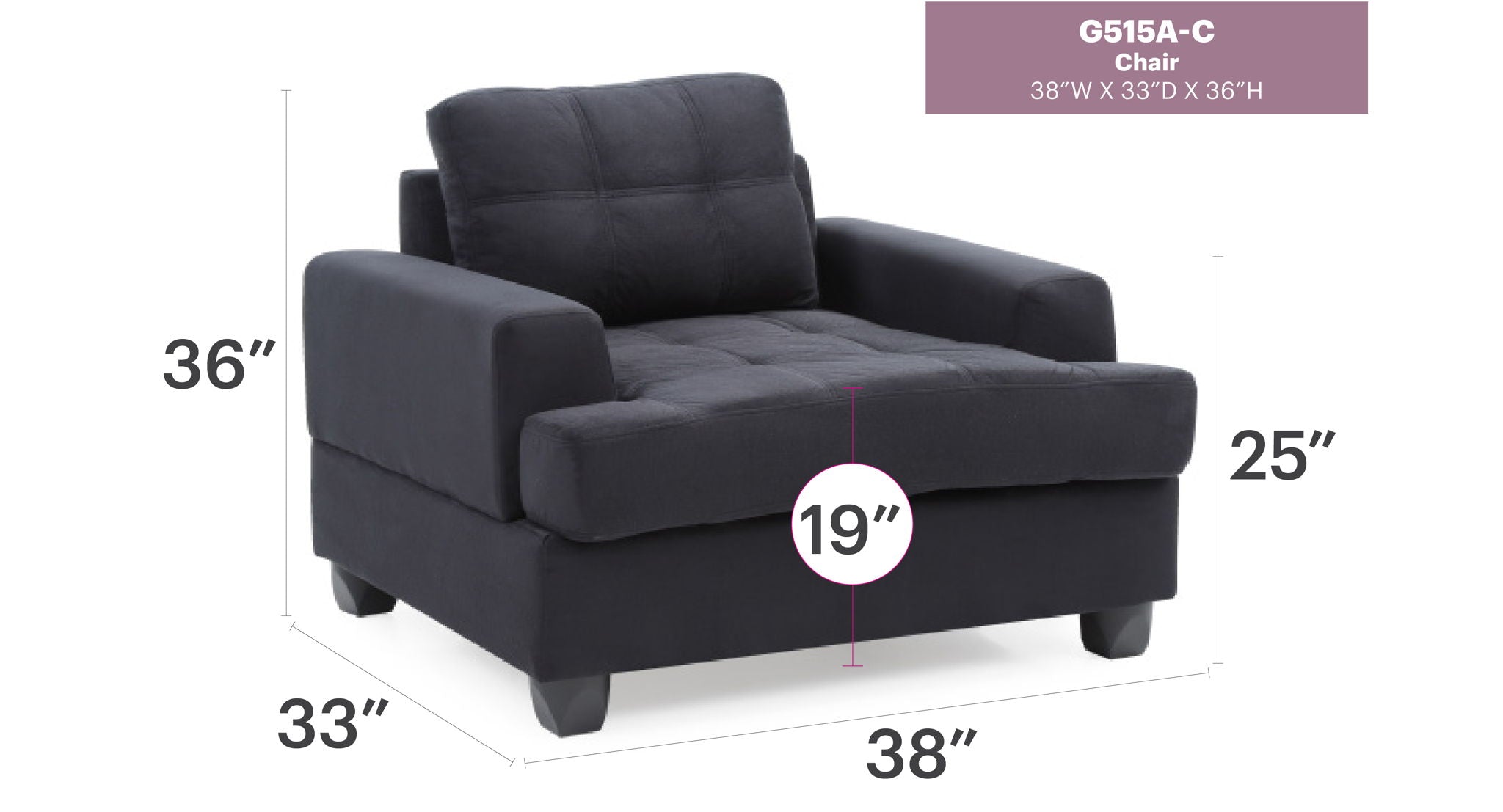 Transitional Design Armchair