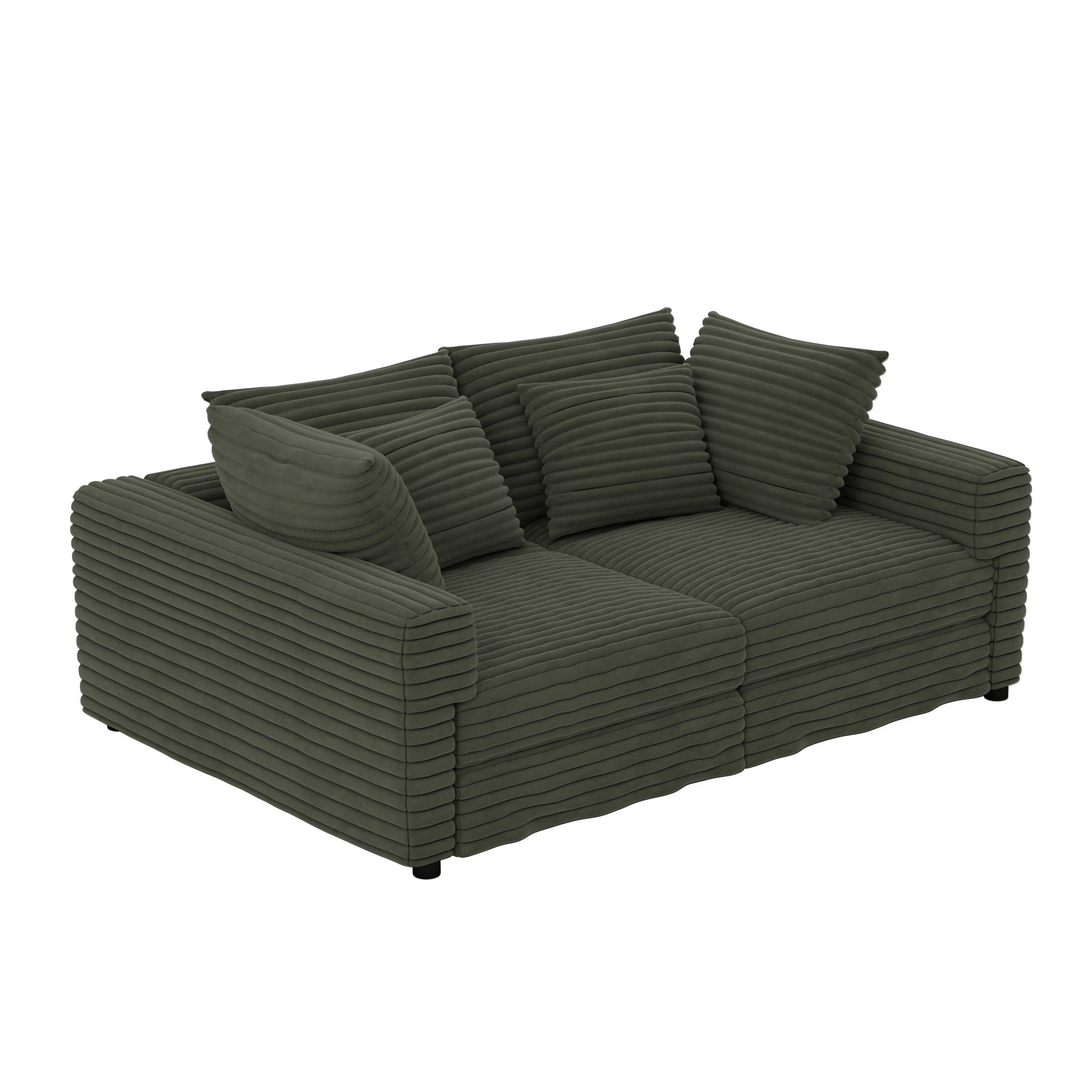Modern Comfy Upholstered Sofa Cloud Couch & Deep Seat Couches