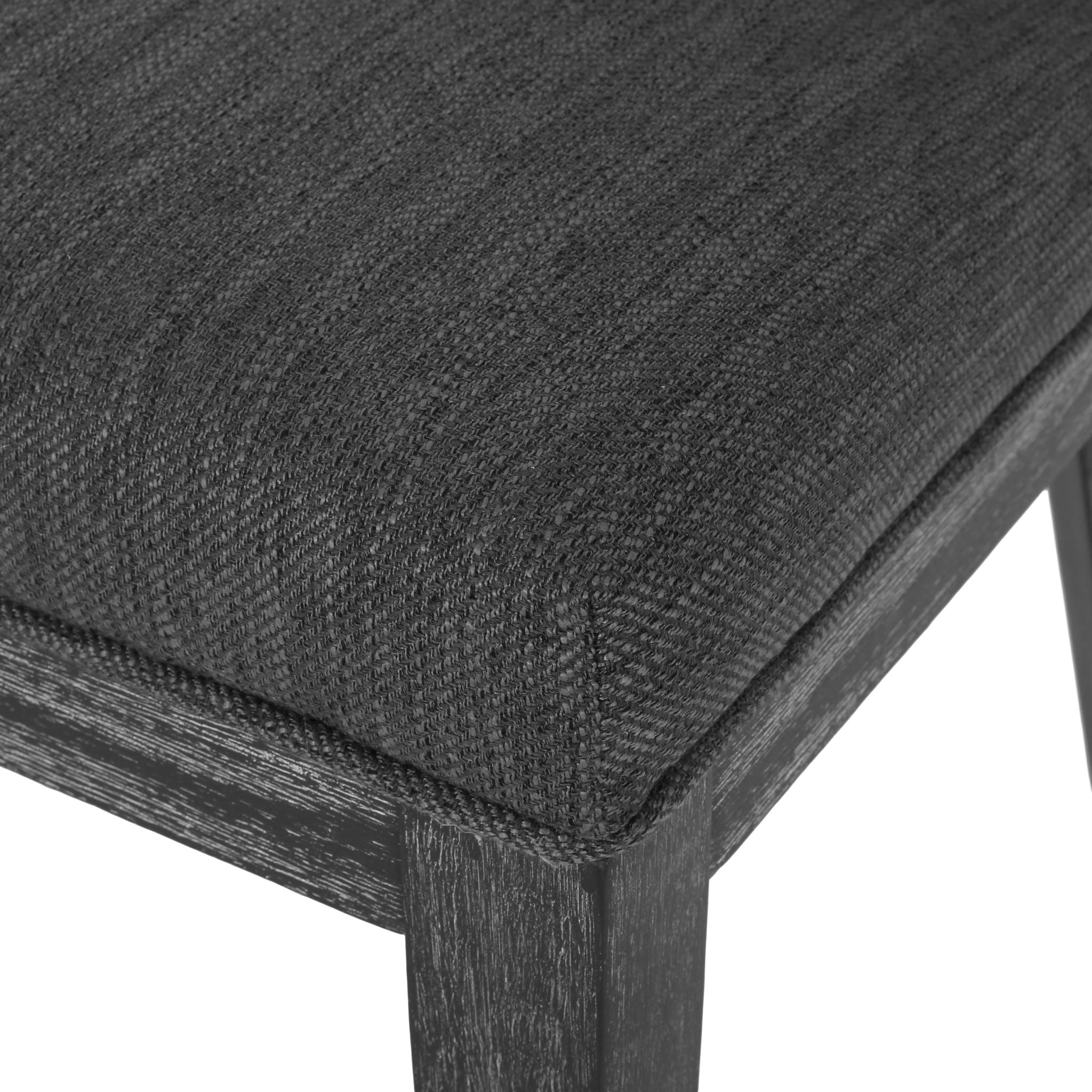 Modern Dining Chair With Durable Fabric Upholstery And Sturdy Wooden Frame (Set of 2)