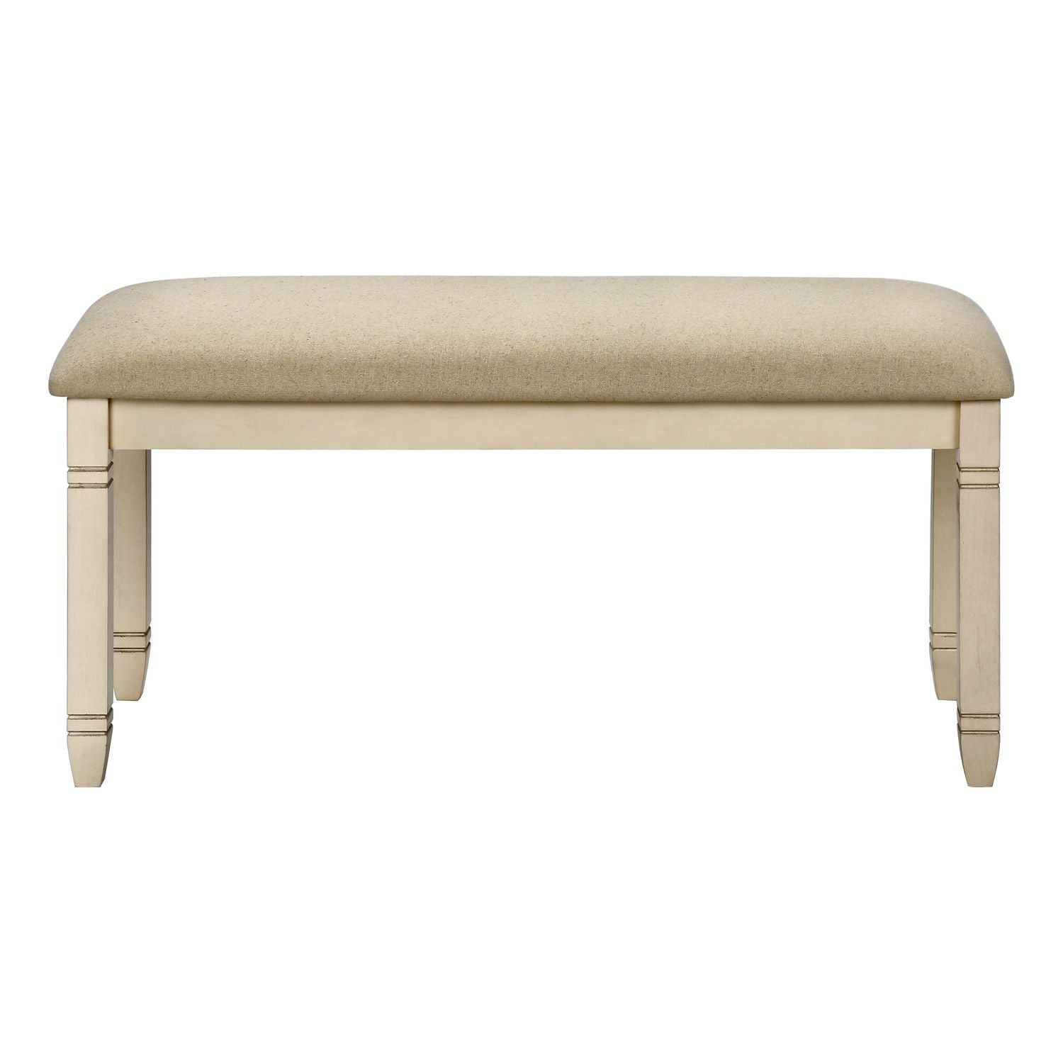 Upholstered Bench With Solid Legs