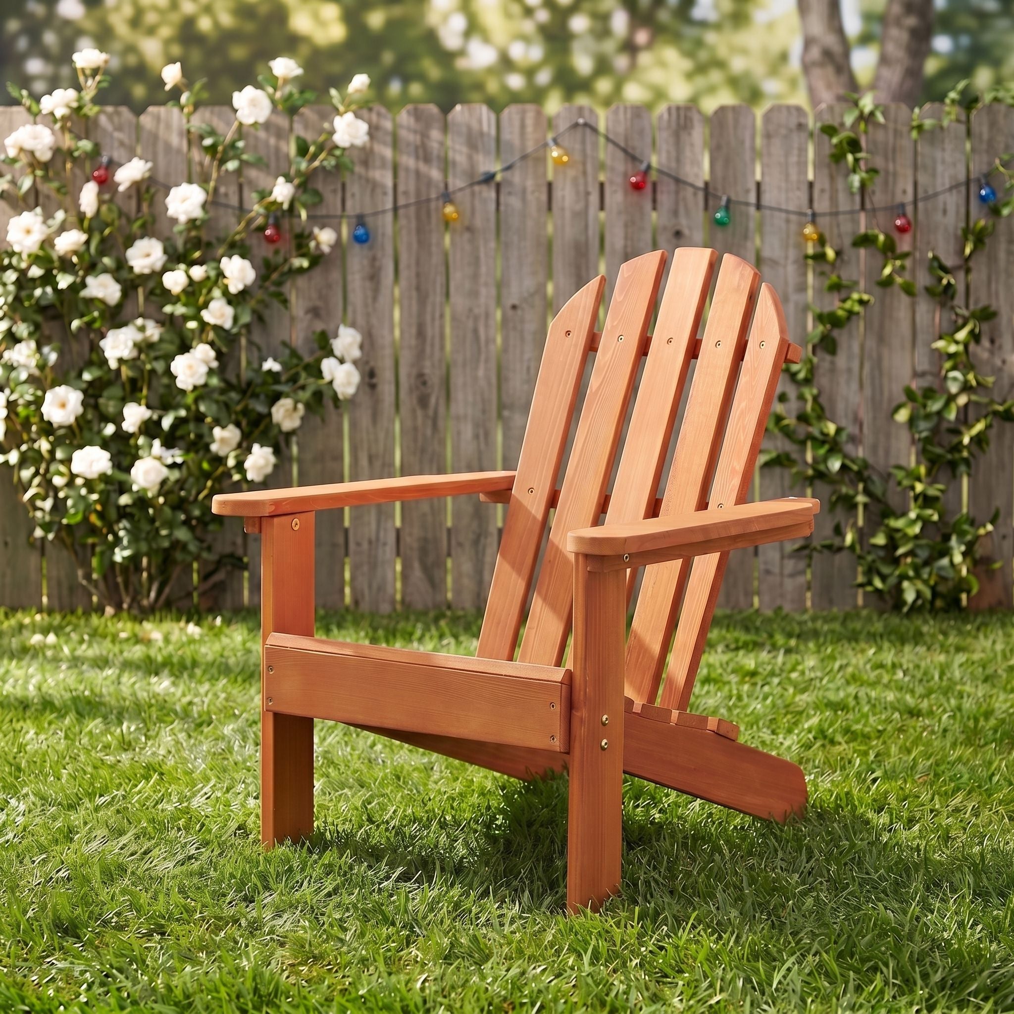 Kids Adirondack Chair For Indoor And Outdoor Use - Red