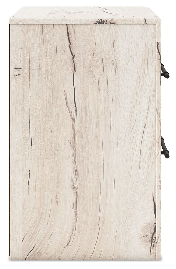 Lawroy - Two Drawer Night Stand - Light Natural