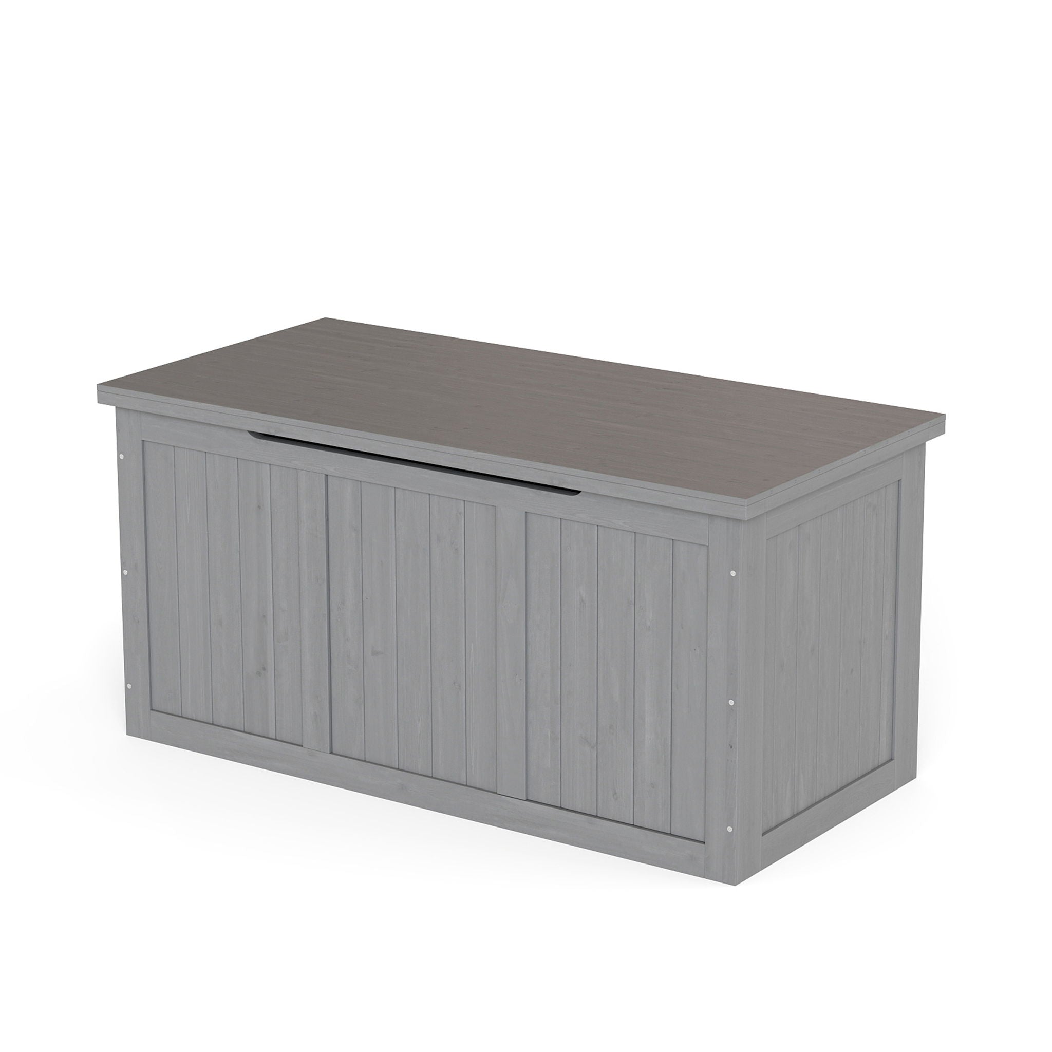 Outdoor Deck Box, Storage With Seat & Table Top