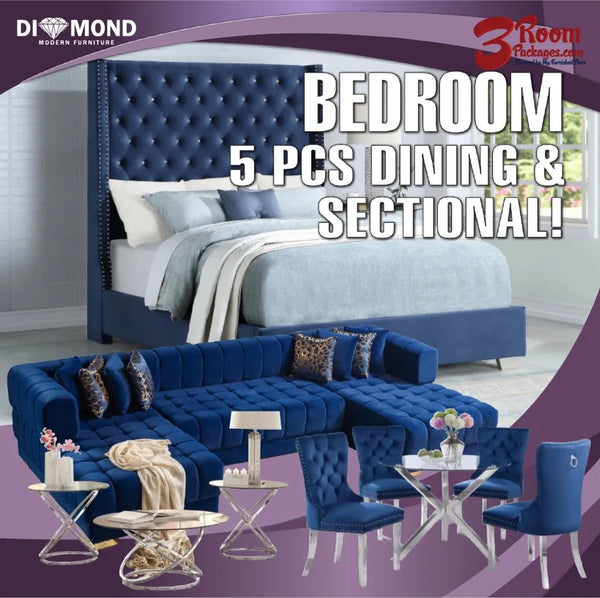 Ariana Navy 3 Room Package