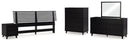 Danziar Black Bedroom Set