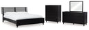 Danziar Black Bedroom Set
