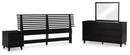 Danziar Black Bedroom Set