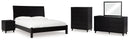 Danziar Black Bedroom Set