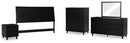 Danziar Black Bedroom Set