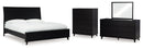 Danziar Black Bedroom Set