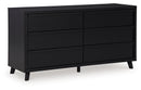 Danziar Six Drawer Dresser