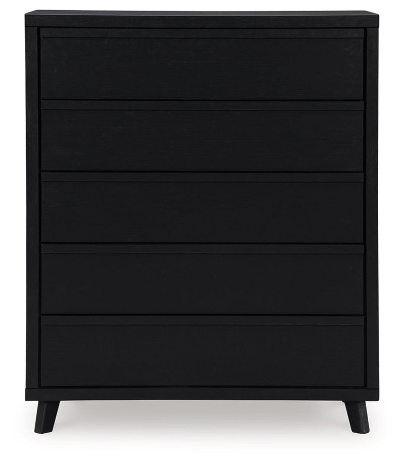 Danziar Black Bedroom Set