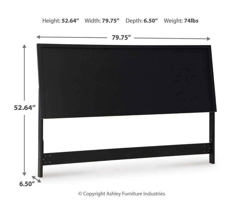 Danziar Black Bedroom Set