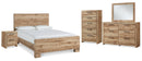 Hyanna Brown Panel Bedroom Set