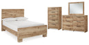 Hyanna Brown Panel Bedroom Set