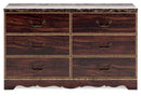 Glosmount Six Drawer Dresser