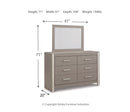 Surancha Grey Panel Bedroom Set