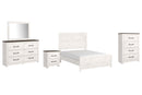Gerridan White Panel Bedroom Set