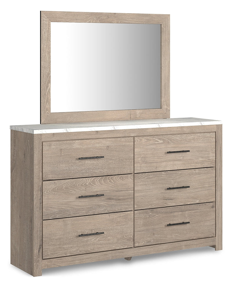 Senniberg Brown Panel Bedroom Set