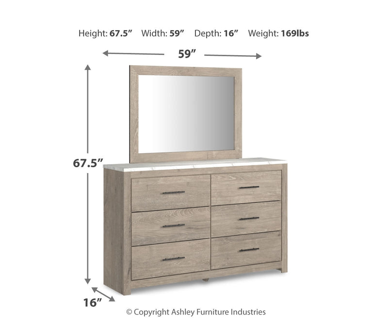 Senniberg Brown Panel Bedroom Set